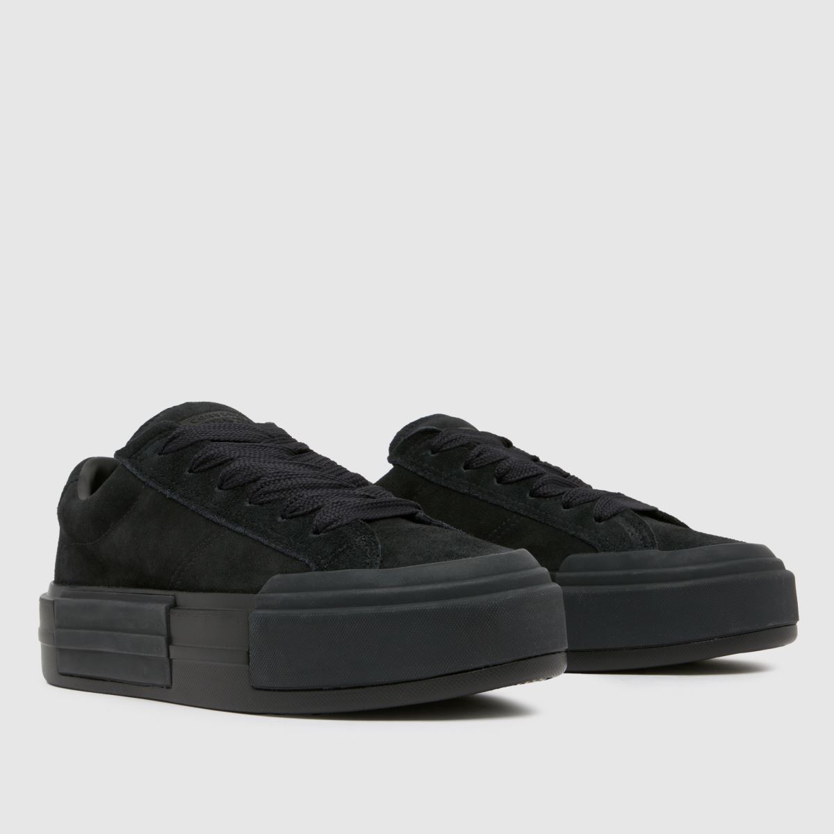 Converse – All Star Cruise – Svarta sneakers med lädermotiv