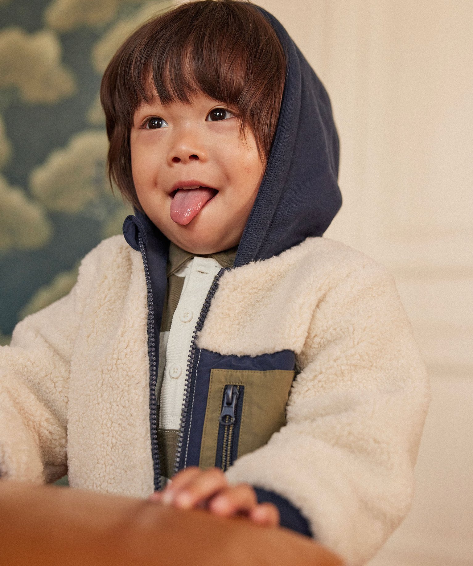 Blouson réversible à capuche bébé Garçon - LuluCastagnette ecru | GEMO