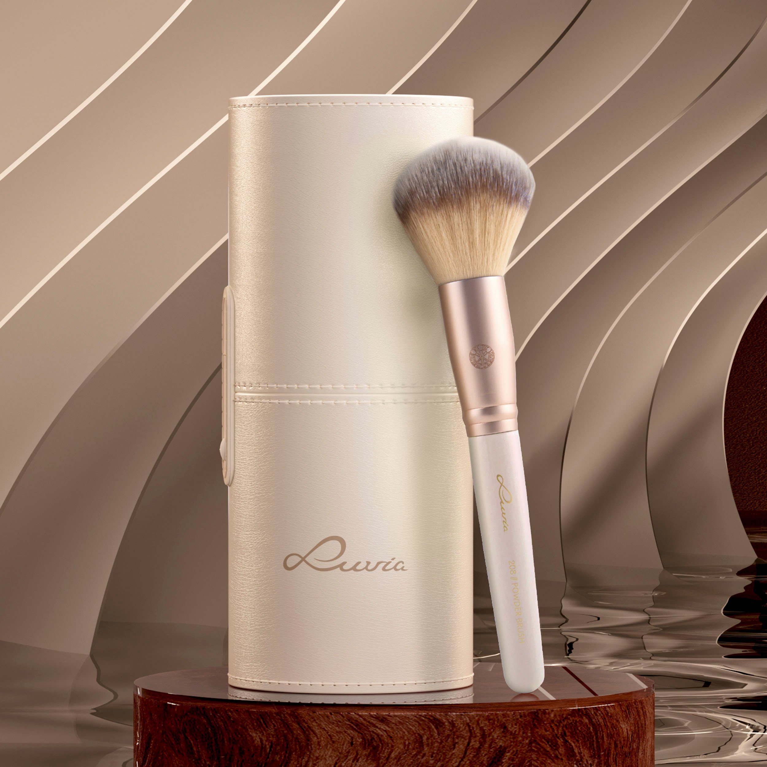 Luvia Cosmetics Schmink-Set Prime Vegan Champagne, 11-tlg., Kosmetikpinsel-Set