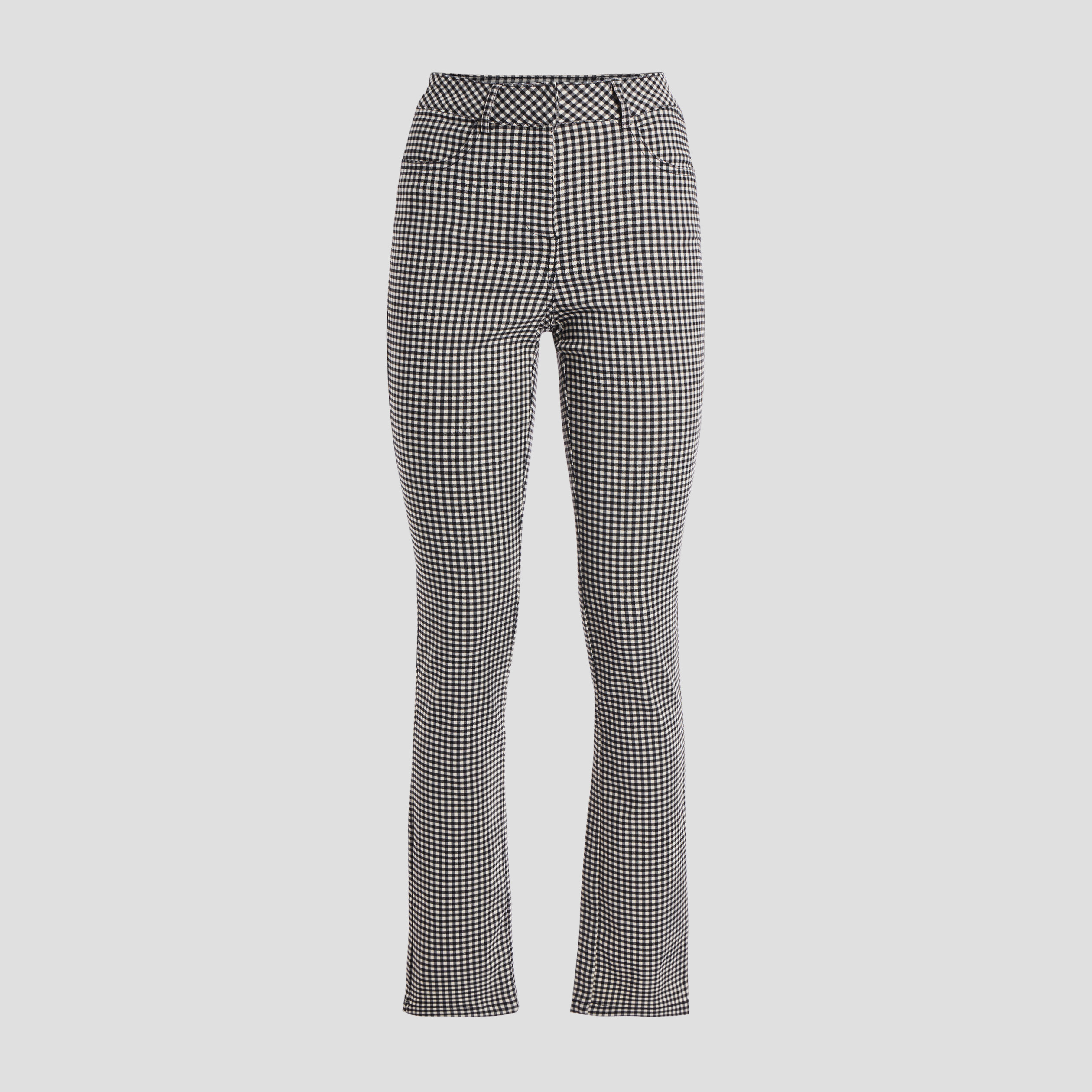Pantalon droit stretch ecru femme | La Halle