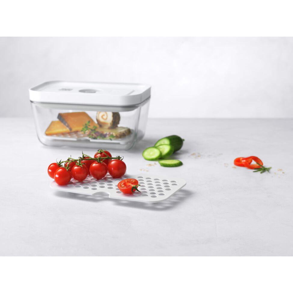 Vakuum Zubehörset Abtropfgitter für Glasboxen, M/L / 2-tlg