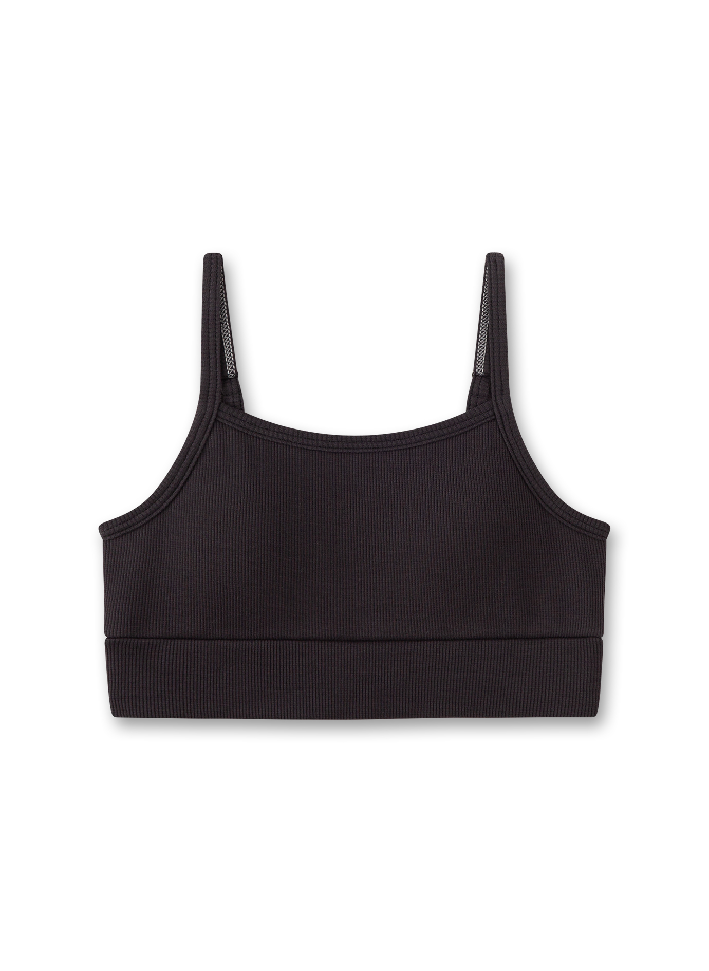 Mädchen-Bustier Schwarz