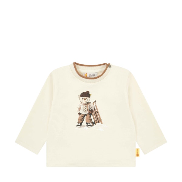 T-Shirt langarm, beige für Jungs