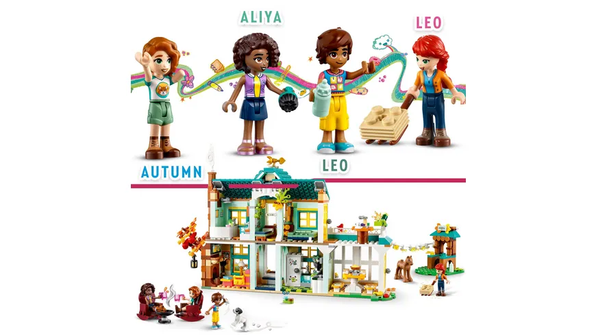 LEGO Friends 41730 Autumns Haus Puppenhaus mit Zubehör und Mini-Puppen