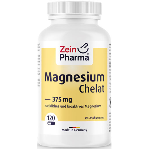 MAGNESIUM CHELAT Kapseln hoch bioverfügbar  120 St  Kapseln