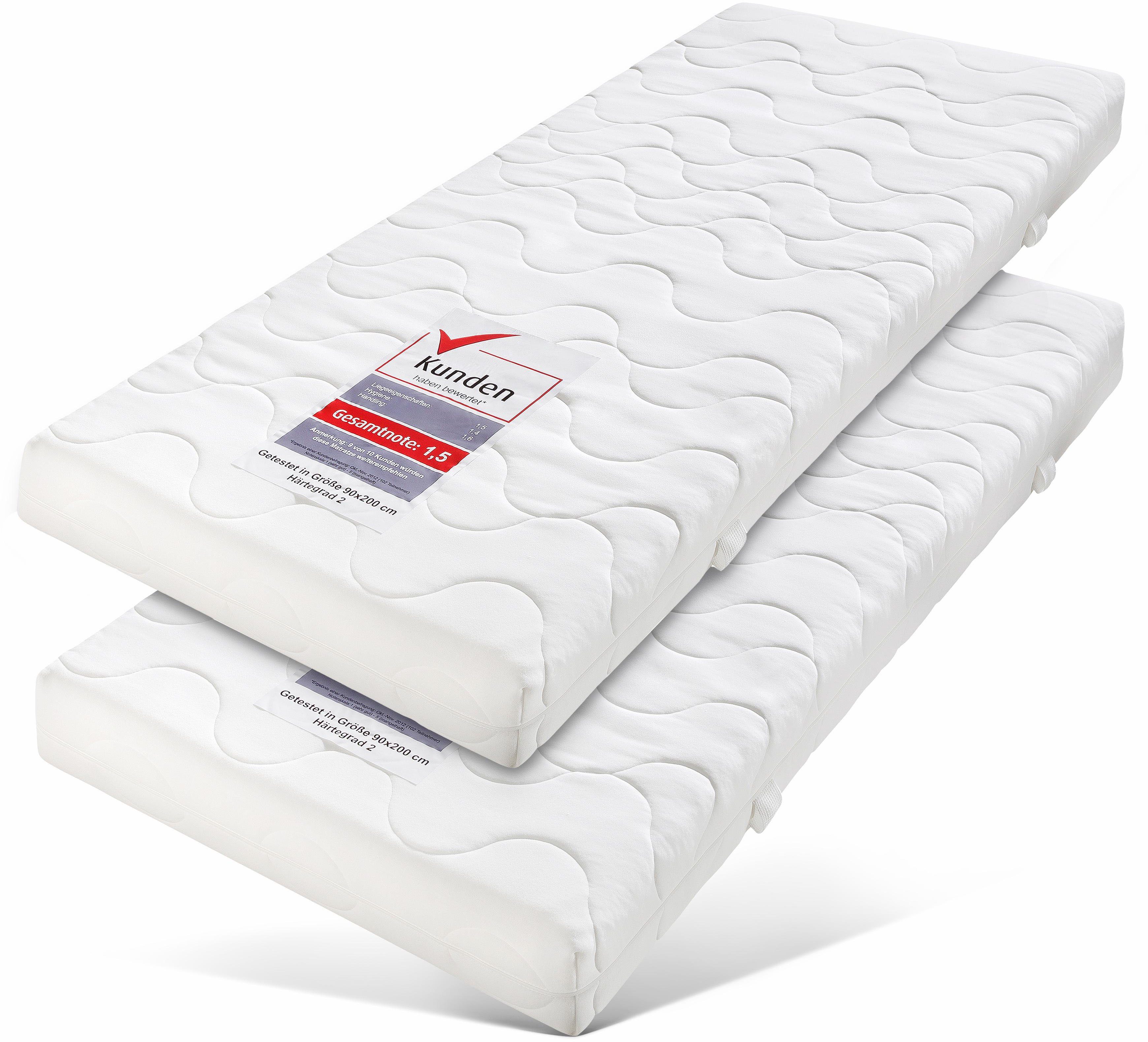 Komfortschaummatratze Meria Deluxe, Beco, 20 cm hoch, (Set, 2-tlg), von Kunden empfohlen und 