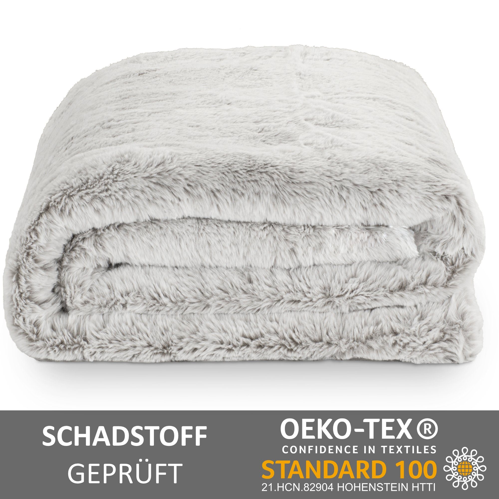 Wohndecke Kuscheldecke Felloptik 150x200 cm, BALOU Living