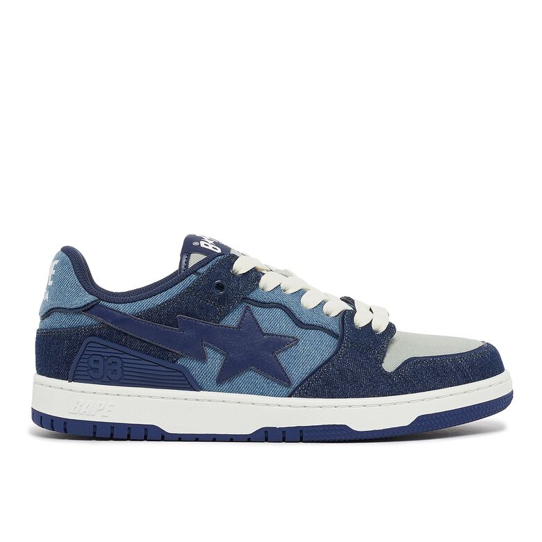 A Bathing Ape SK8 Sta Denim M2 indigo