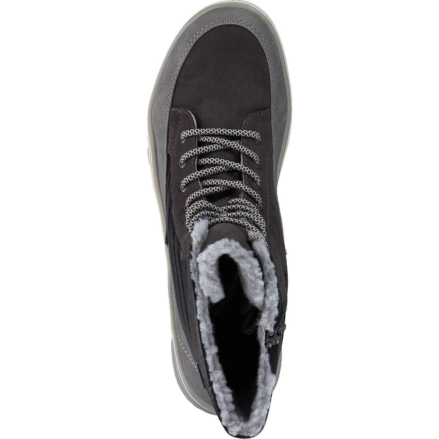 Jana Shoes 26266, Schnürstiefel, Damen, Schwarz