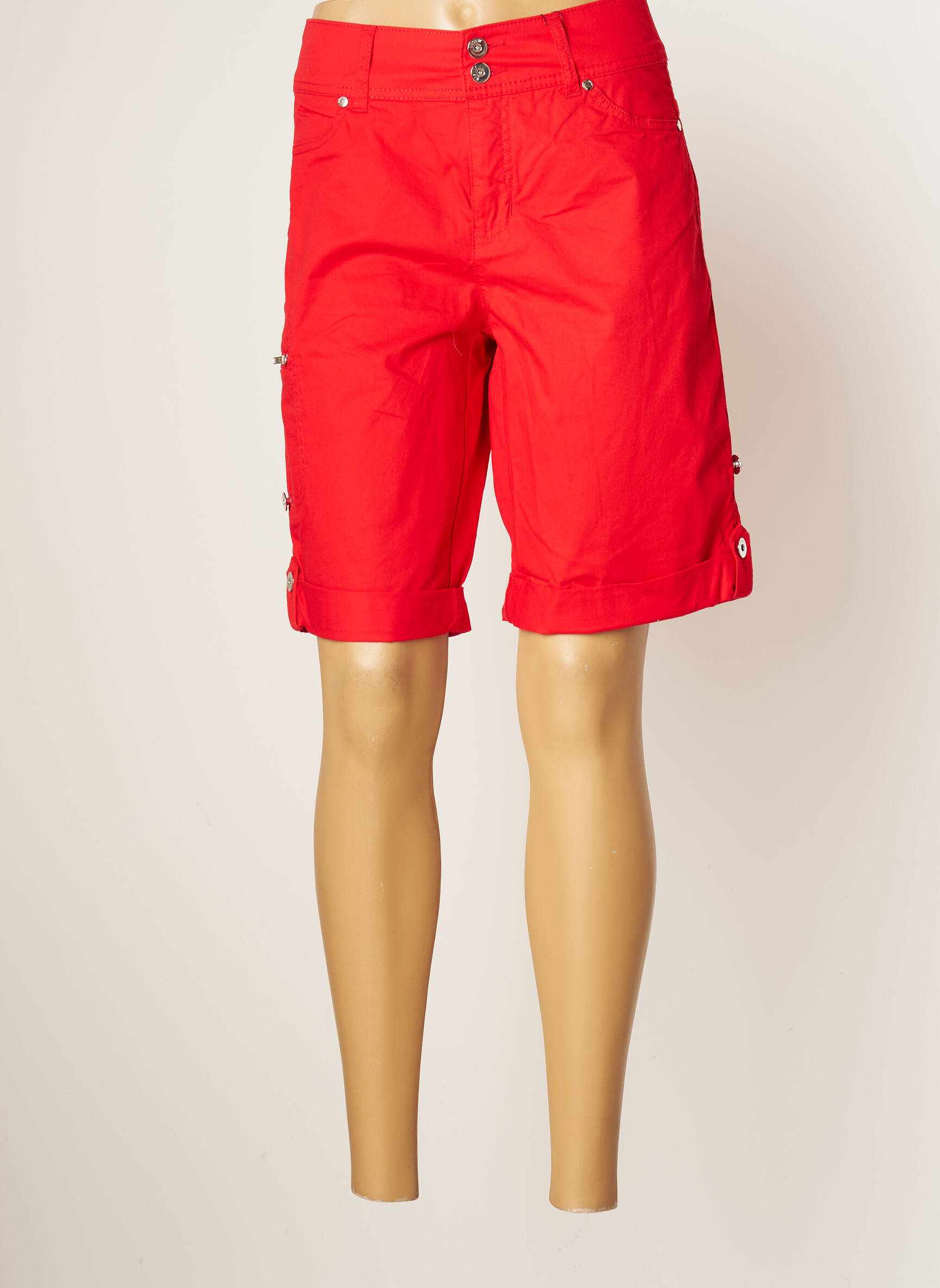 Jensen Bermudas Femme couleur rouge