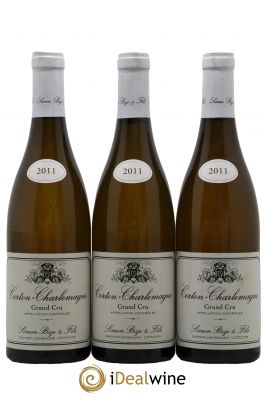 Corton-Charlemagne Grand Cru Simon Bize & Fils  2011 - Lot de 3 Bouteilles