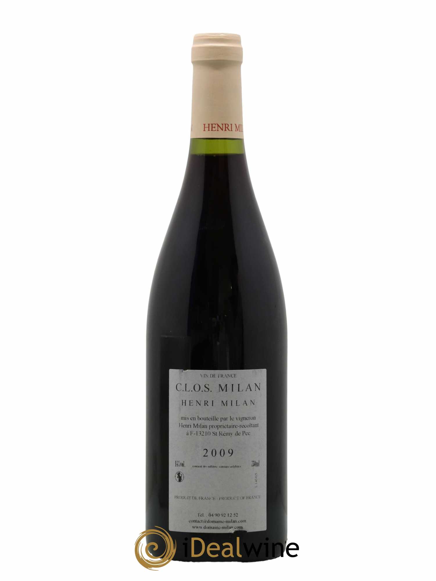 Baux de Provence Clos Milan Henri Milan  2009 - Lot de 1 Bouteille