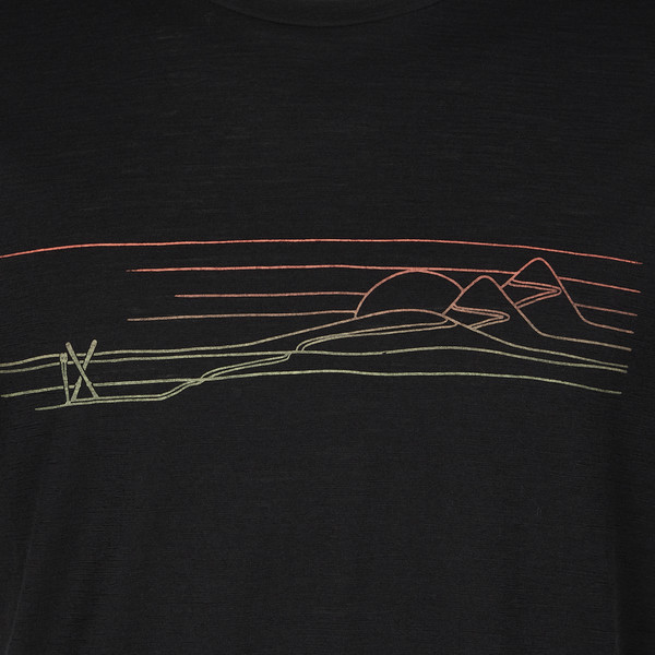 M TECH LITE II SS TEE SKI STRIPES Herren - Funktionsshirt