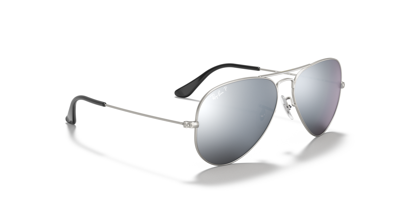 OGLINDA AVIATOR - Gri argintiu mat