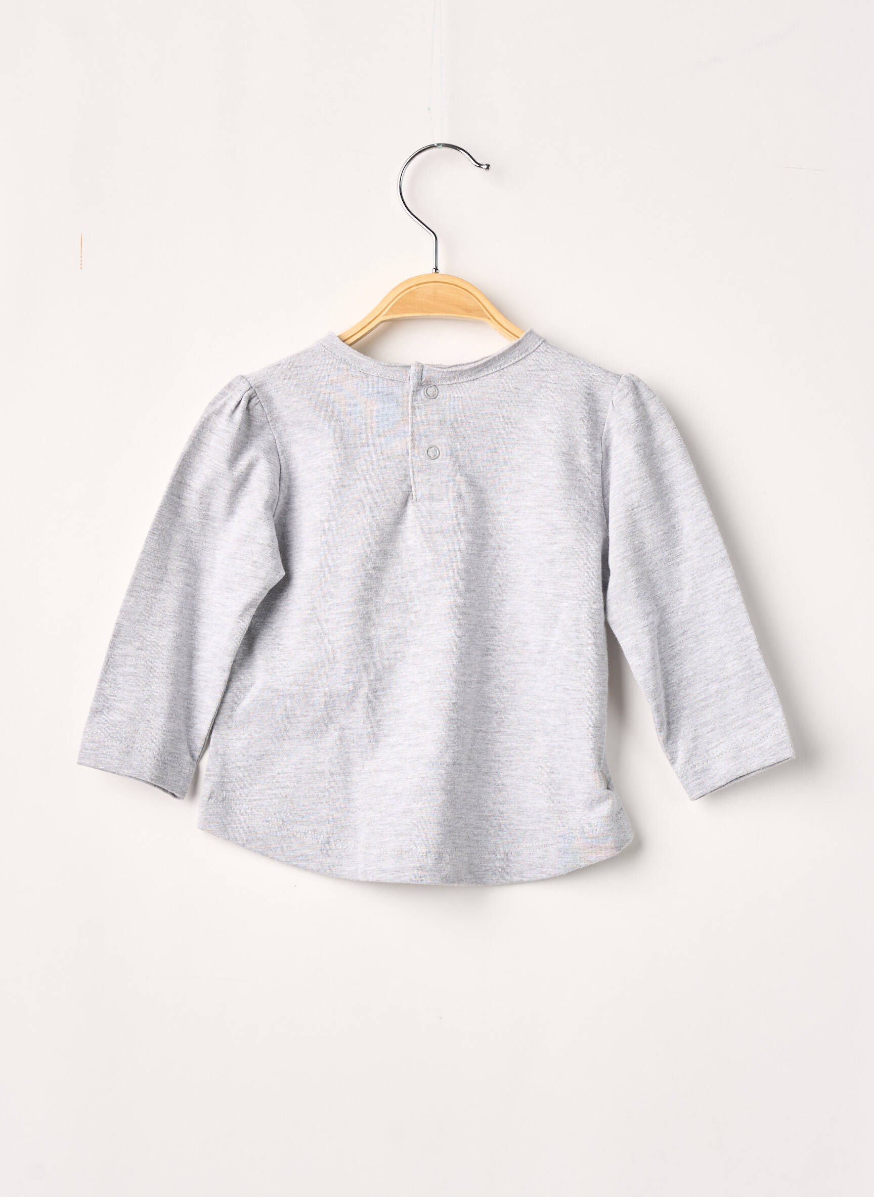 3 Pommes Tshirts Fille couleur gris