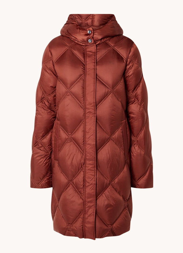 Parka trapuntato Claudie Pierlot Giovanni con imbottitura in piuma e tasche laterali