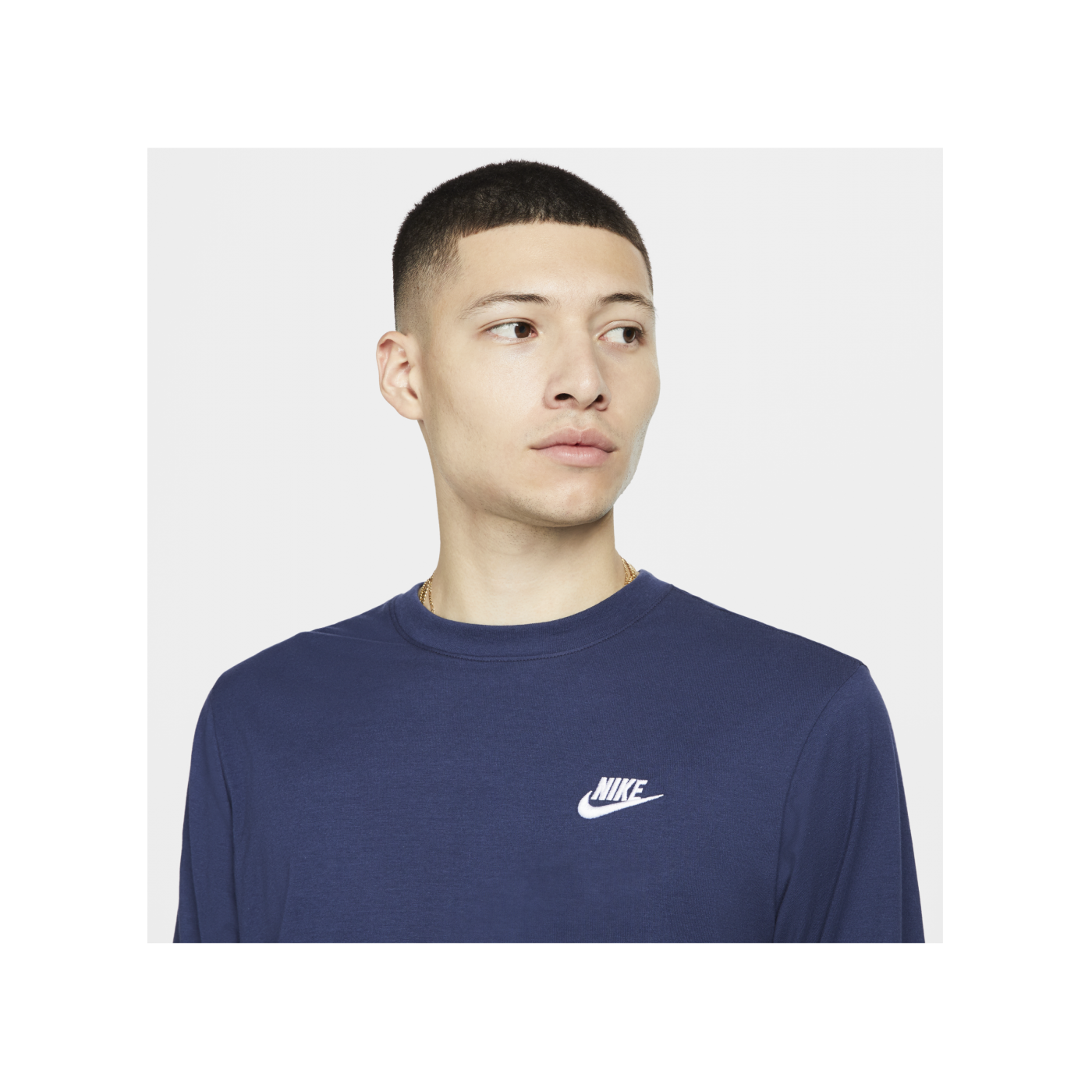 Nike Club Sweatshirt Blau Weiss F410