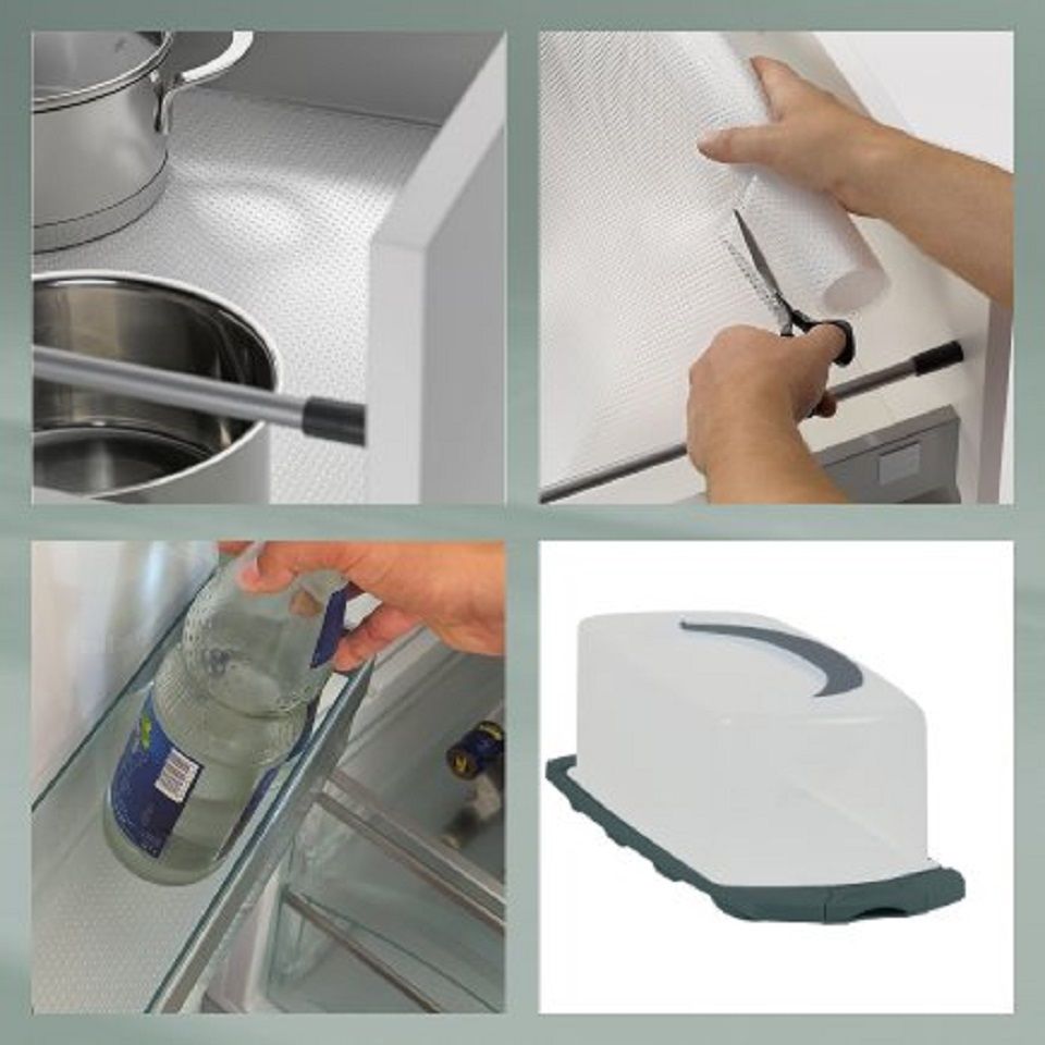 kela 4er Set Schubladenmatte Soletta Kunststoff