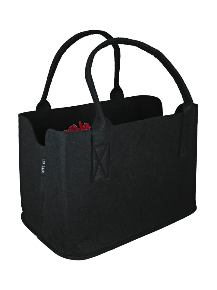 GMD Living Filztasche Street Art in Schwarz günstig kaufen onesize