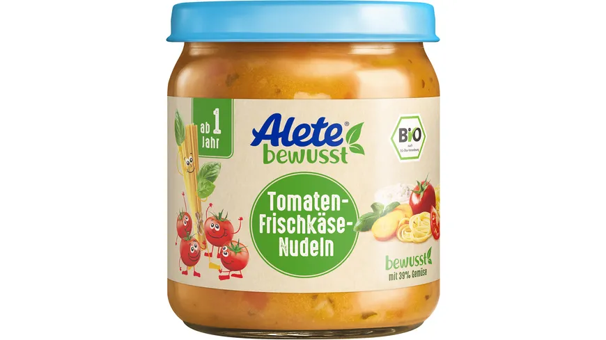 Alete bewusst Bio Tomaten-Frischkäse-Nudeln 250 g
