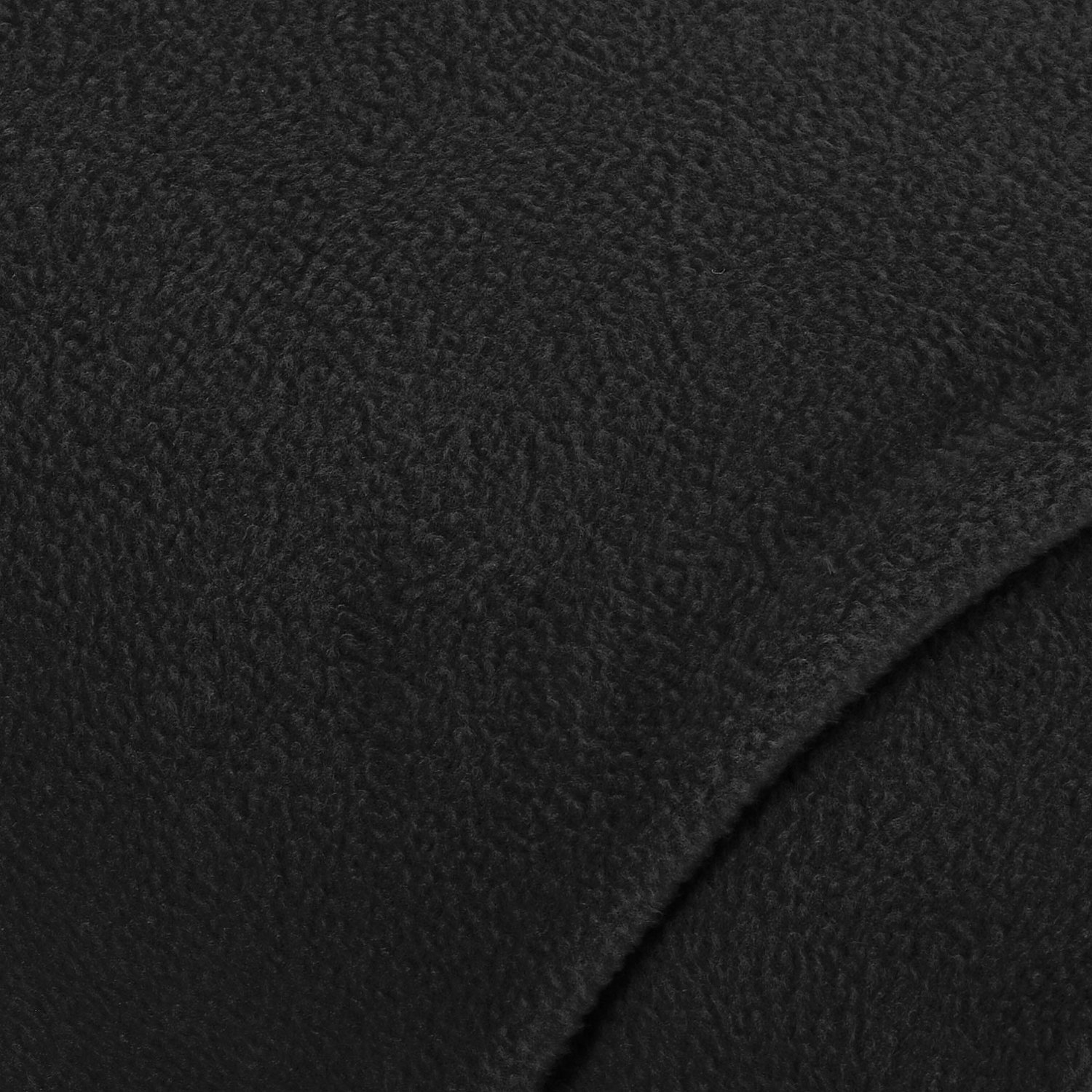 Fleecestoff, schwarz