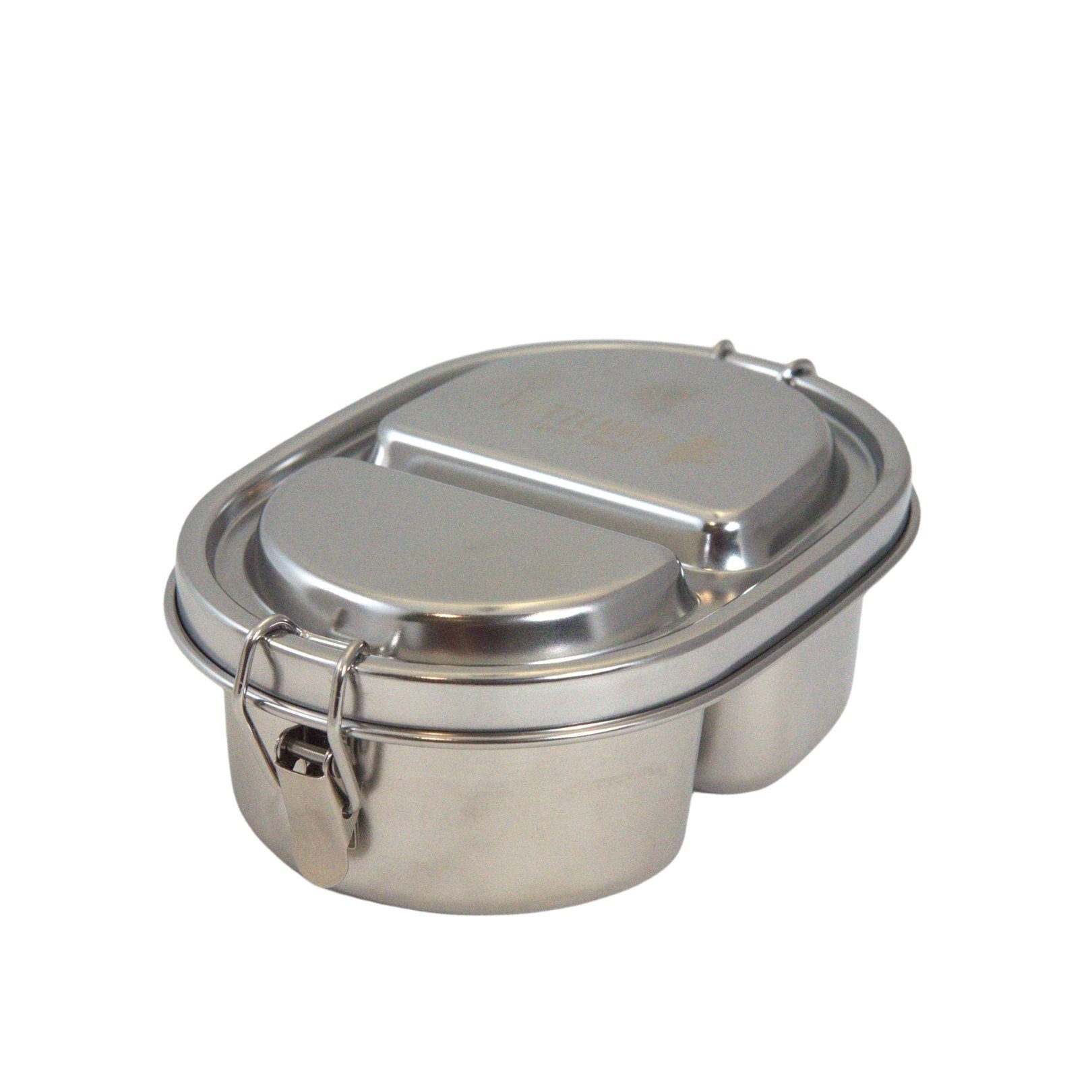 Hotzenbox Lunchbox Bambino Hotzenbox 500ML Brotdose Edelstahl, Premium, 2 Fächer, nachhaltig und wiederverwendbar