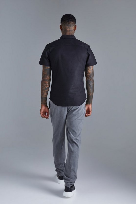 Kurzärmliges Slim-Fit Hemd