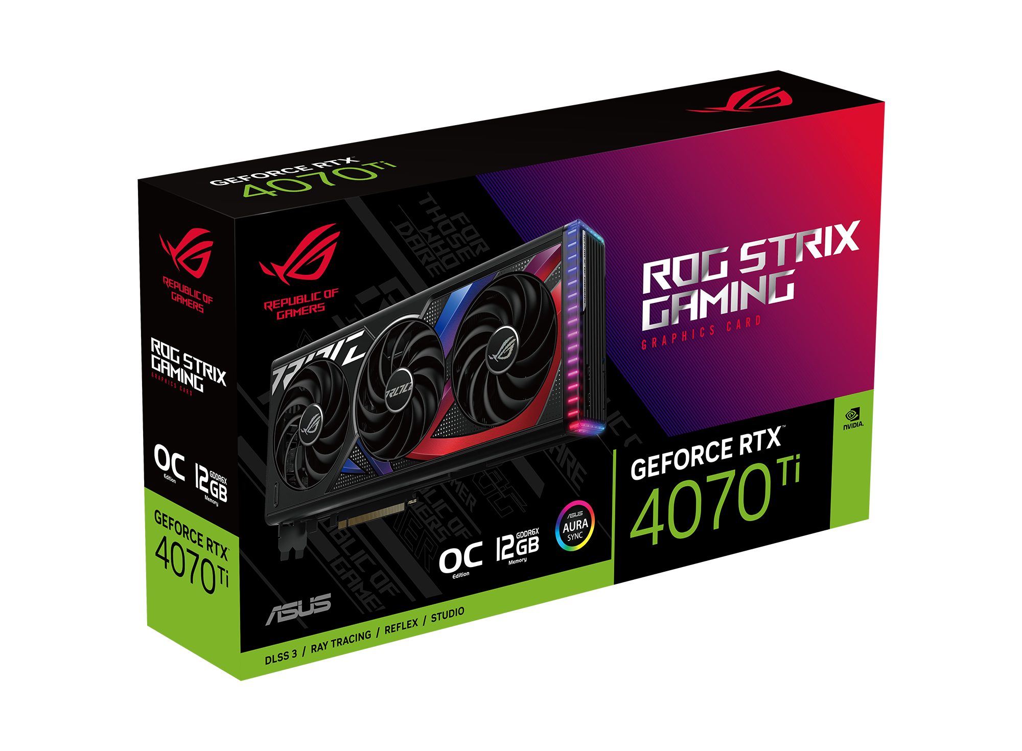 Asus ROG-STRIX-RTX4070TI-12G-GAMING Grafikkarte (12 GB, GDDR6X)