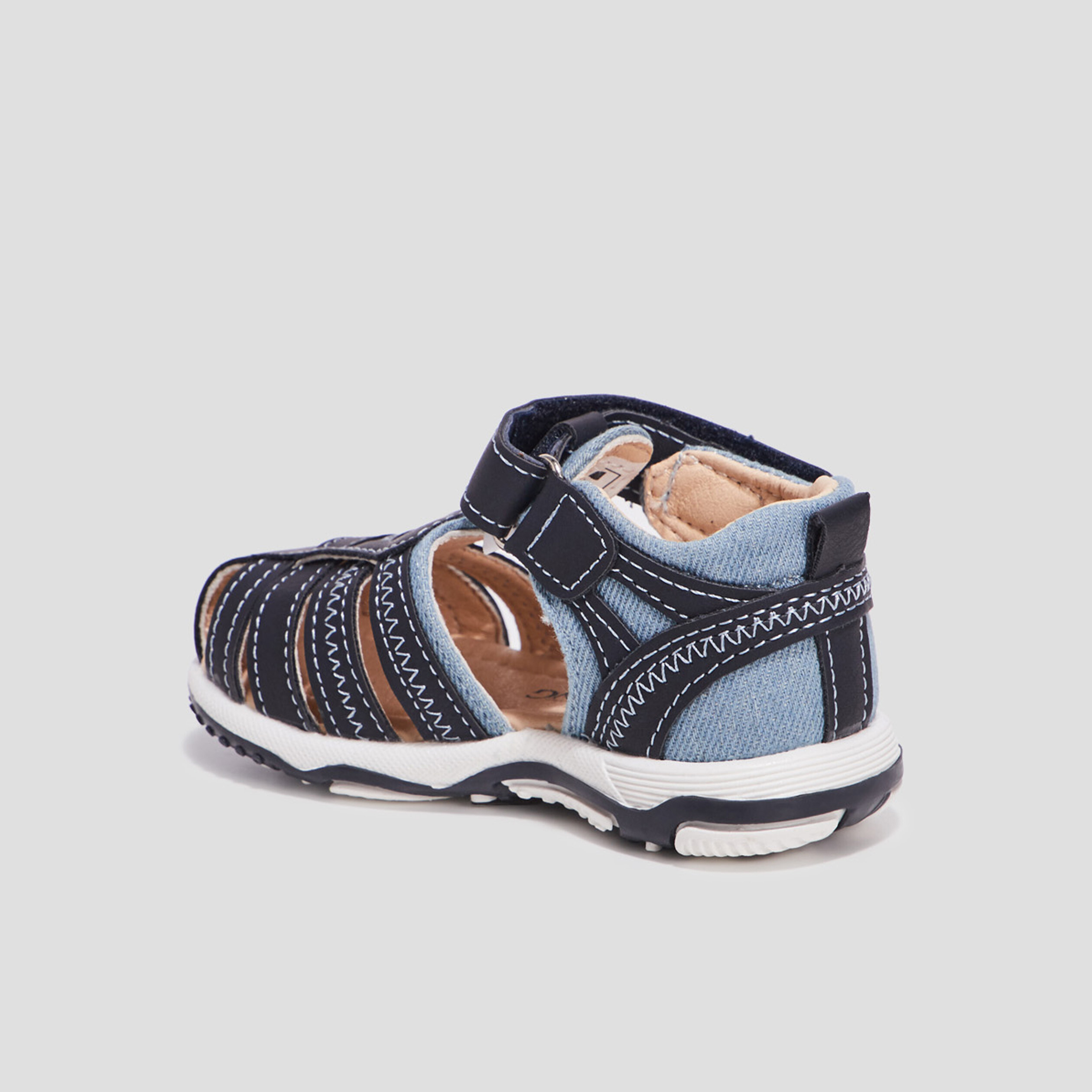Sandales Le Roi lion bleu marine bébé garçon | La Halle