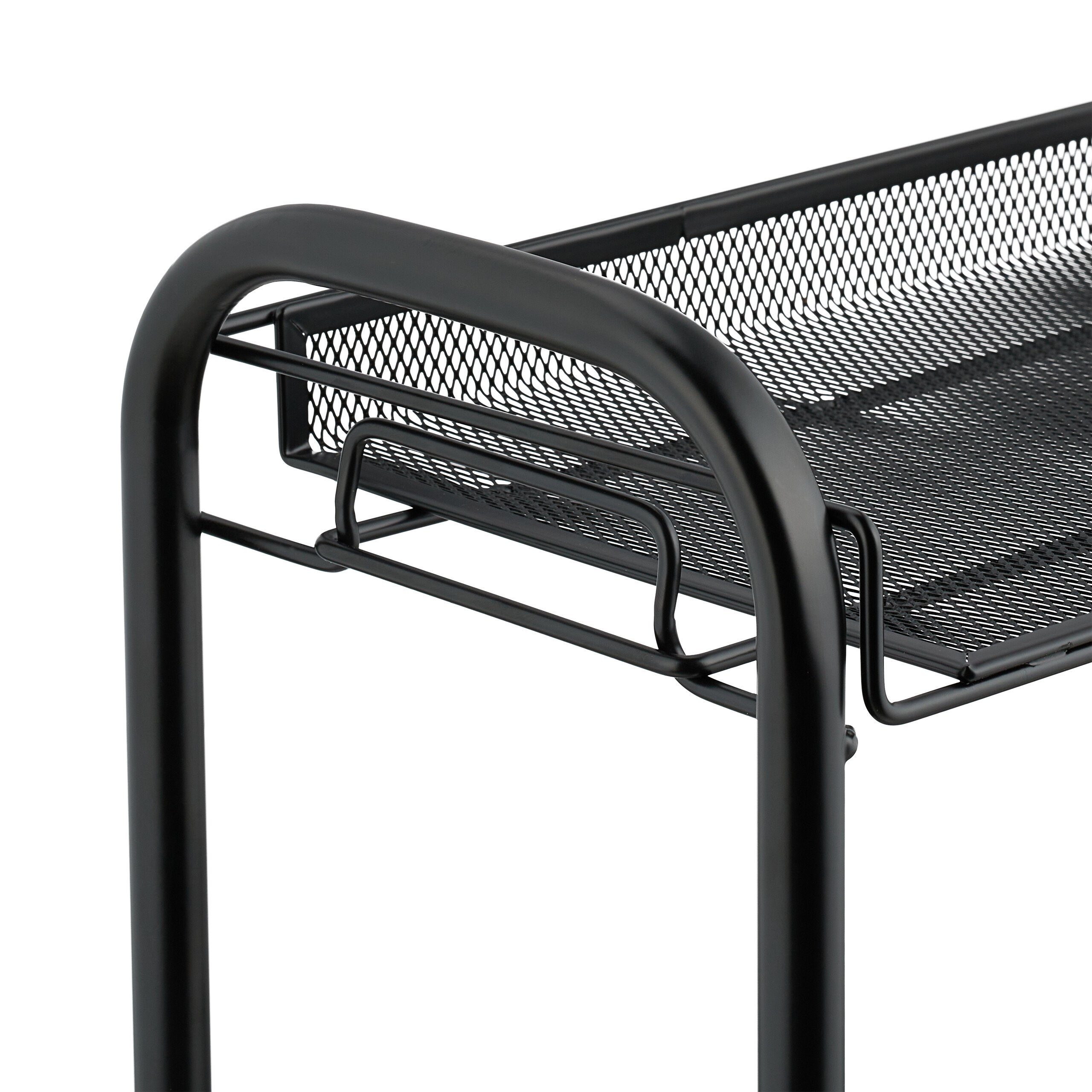relaxdays Gewürzregal Gewürzregal aus Metall, Schwarz