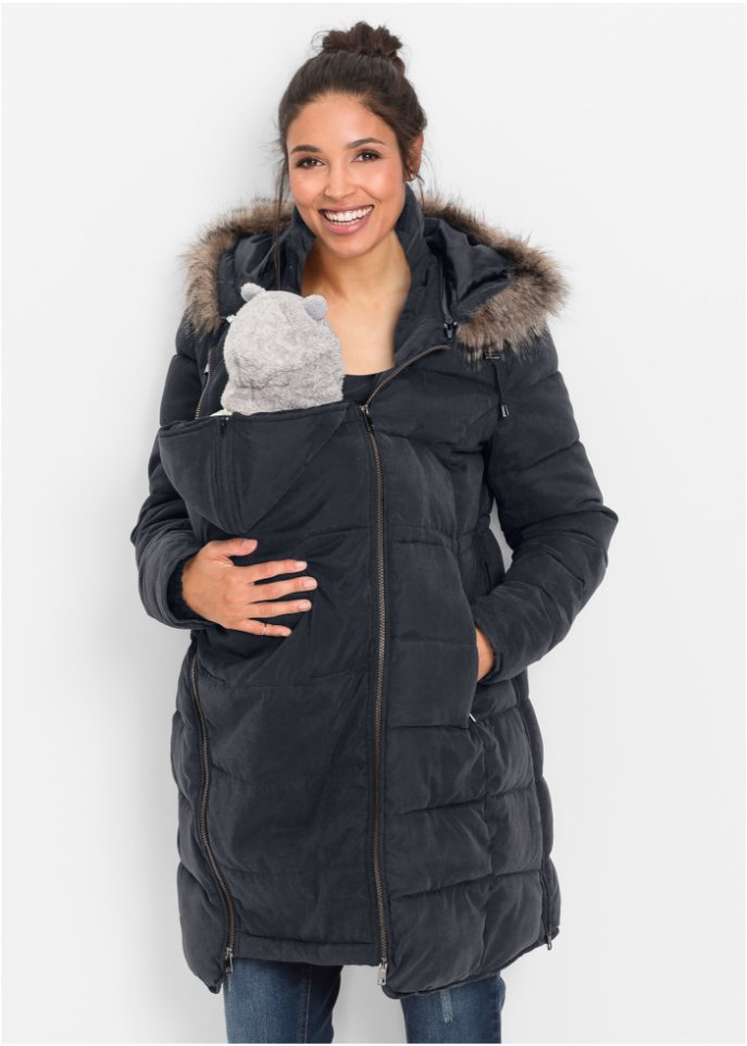Umstandsjacke/Tragejacke, gesteppt