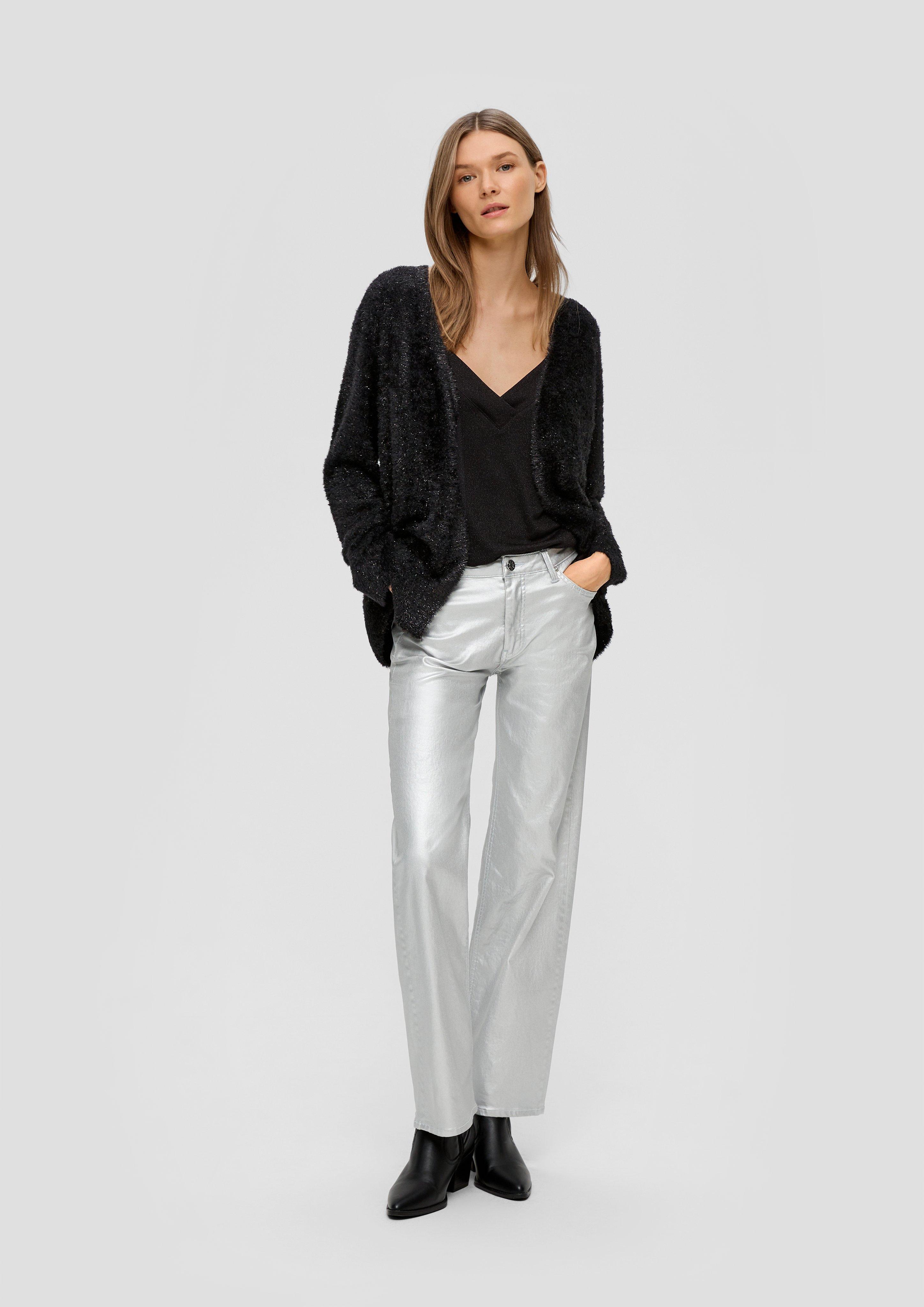Offener Cardigan mit Effekt-Garn  2145460-9999
