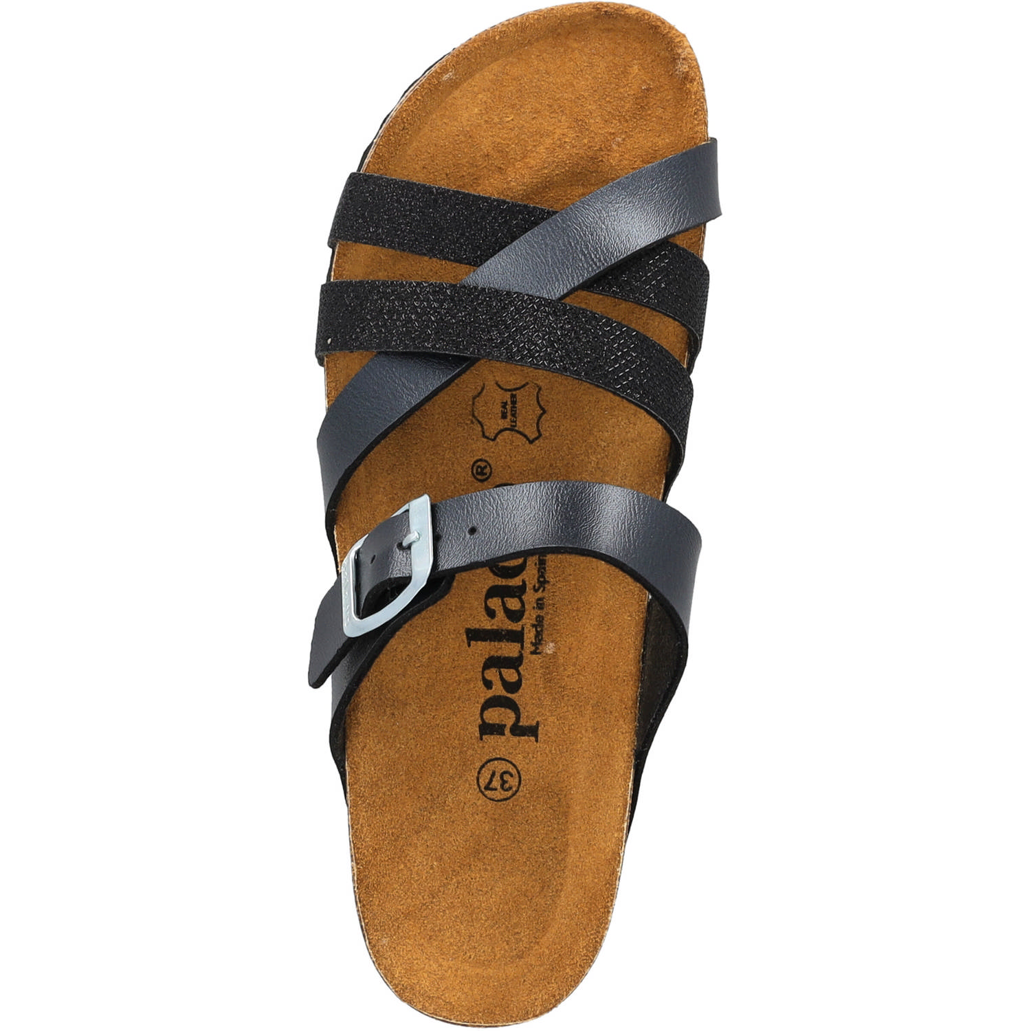 Palado Balmur, Pantoletten, Damen, Anthrazit Metallic