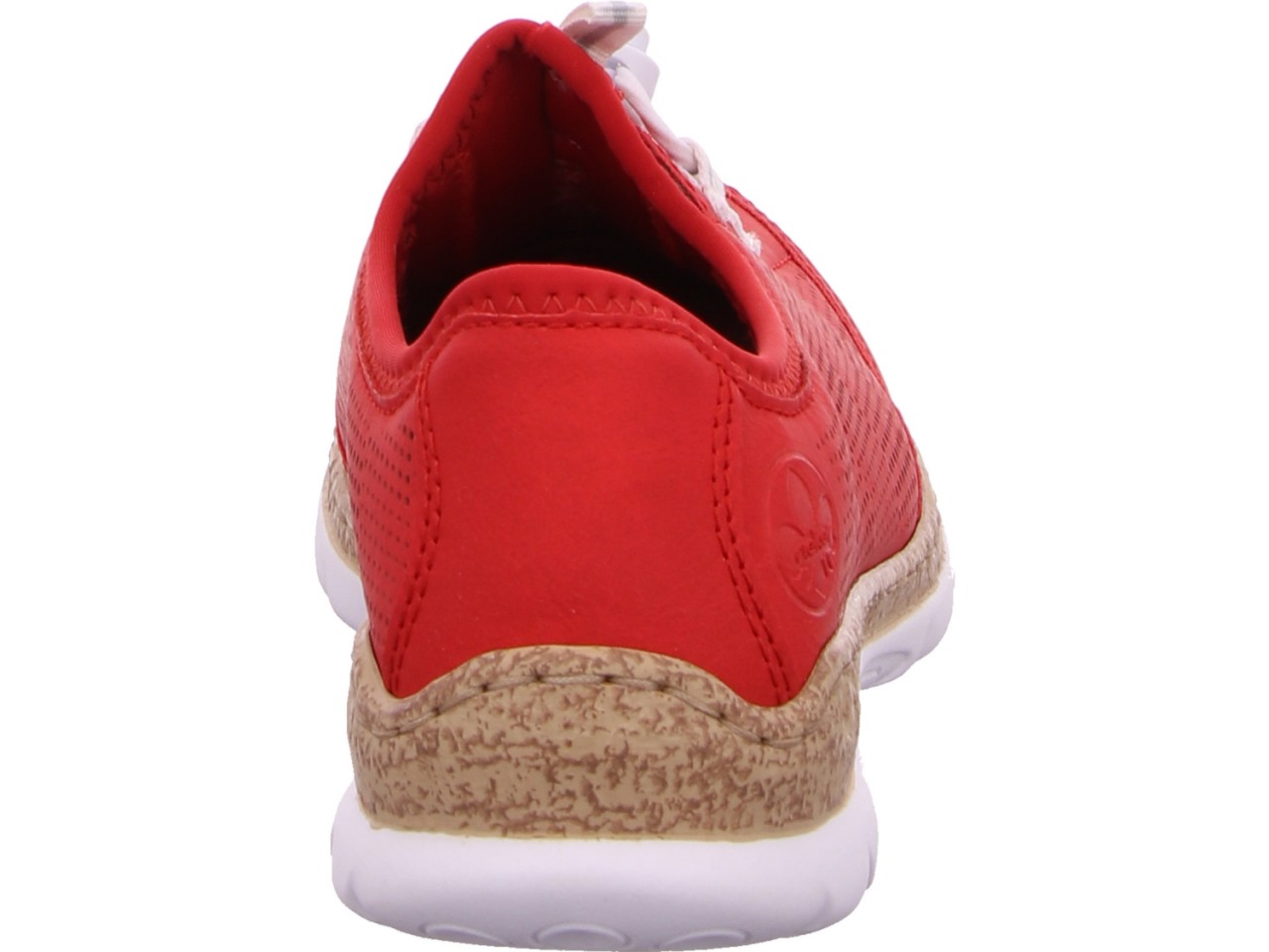 RIEKER Sportliche Slipper rot