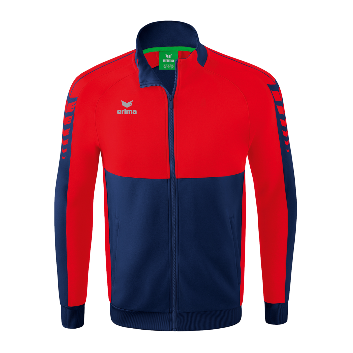 Erima Six Wings Trainingsjacke Kids Blau Rot