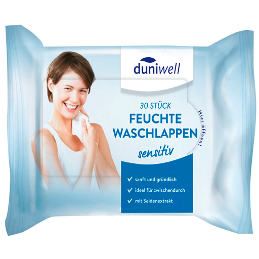 DUNIWELL feuchte Reinigungstücher  30 St  Tücher
