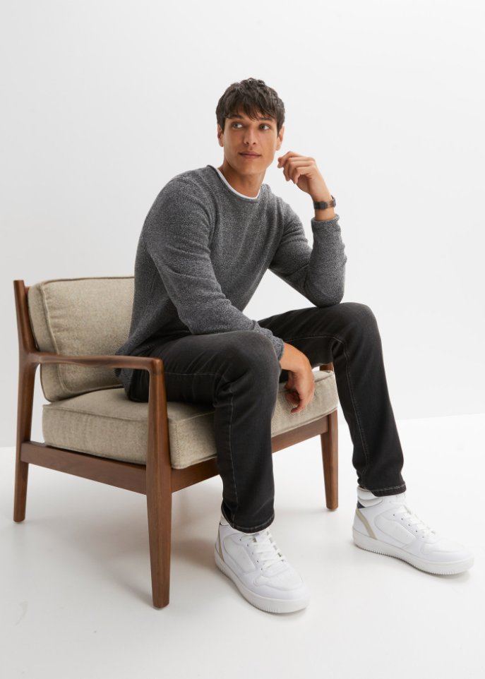 Pullover mit recycelter Baumwolle