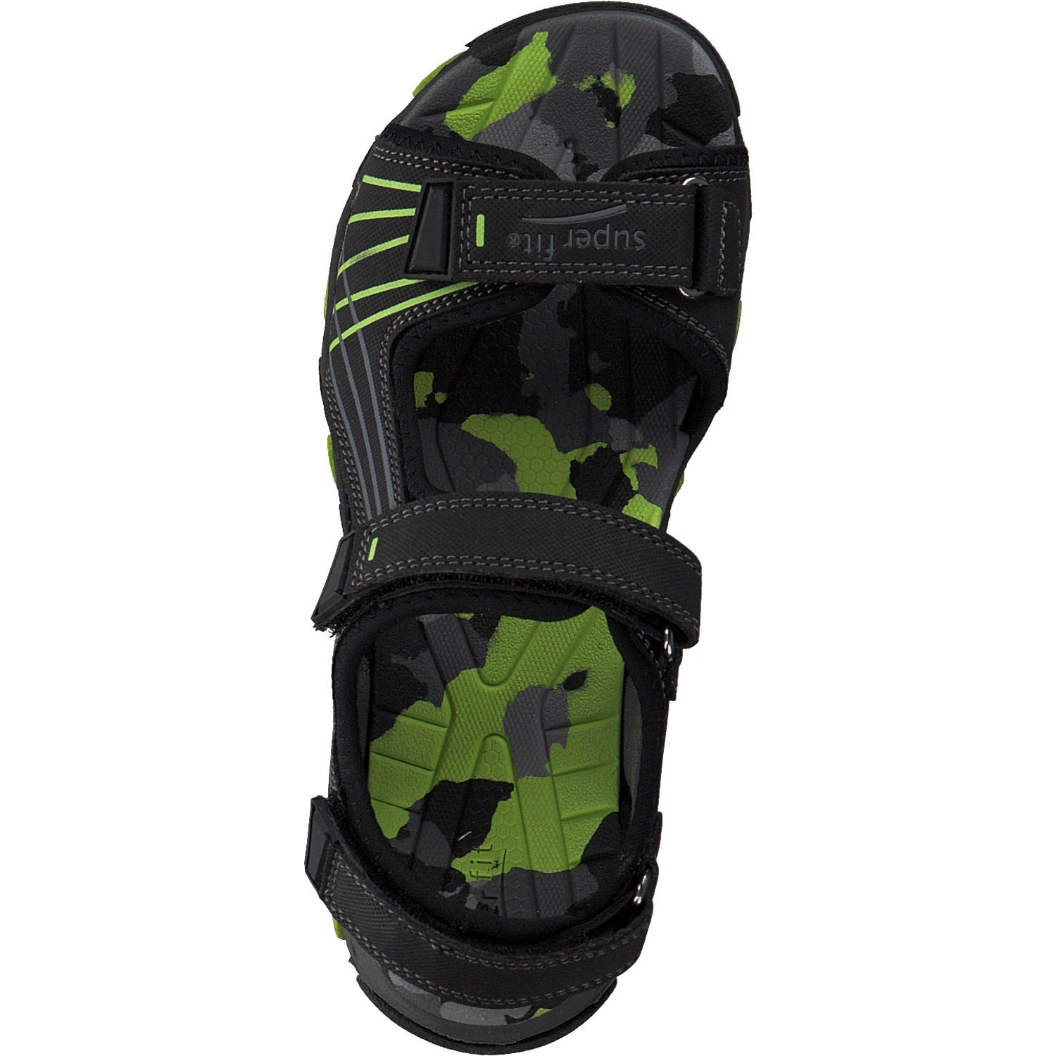 Superfit HENRY 00100, Sandalen (Kinder), Kinder, Schwarz (Schwarz Kombi)