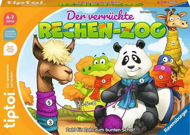 tiptoi® Der verrückte Rechen-Zoo - Lernspiel ab 4 Jahren