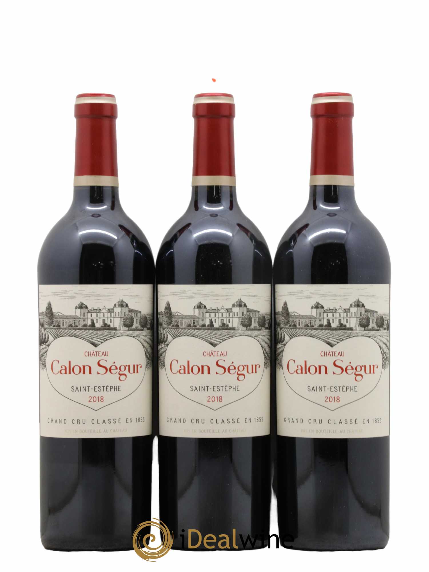 Château Calon Ségur 3ème Grand Cru Classé  2018 - Lot de 12 Bouteilles