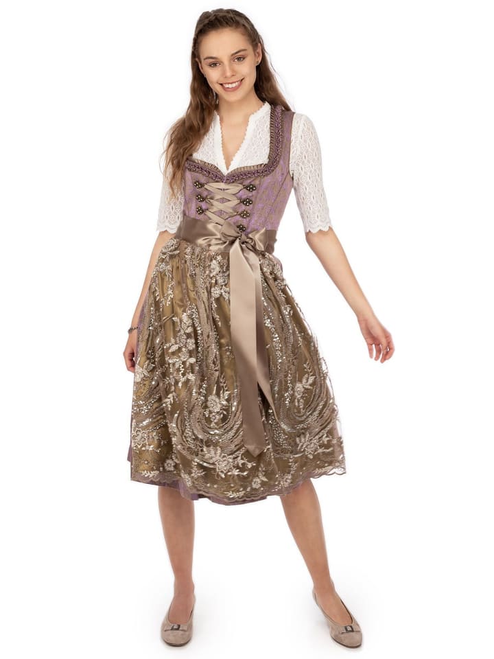 KRÜGER Dirndl 116266 in lila günstig kaufen