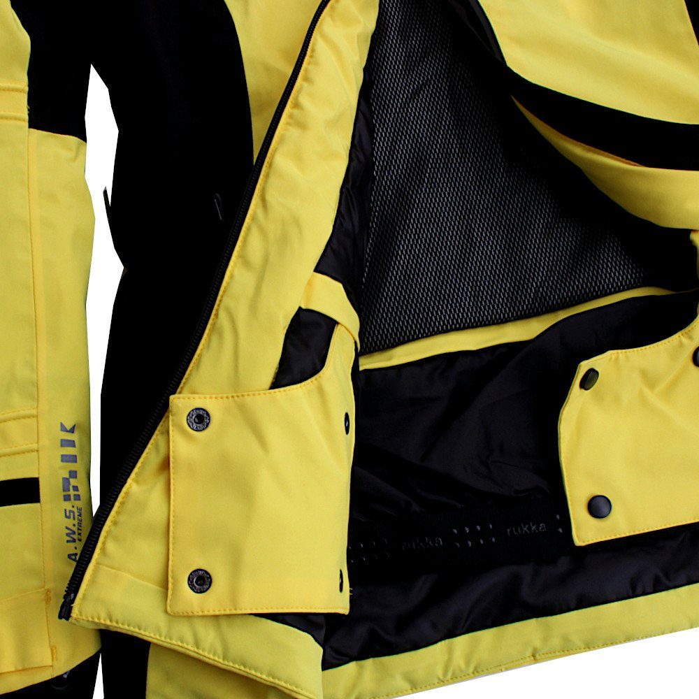 Rukka Skijacke Saviste AWS Wintersportjacke Wassersäule 10.000mm, abnehmbare Kapuze, abnehmbarer Schneefang