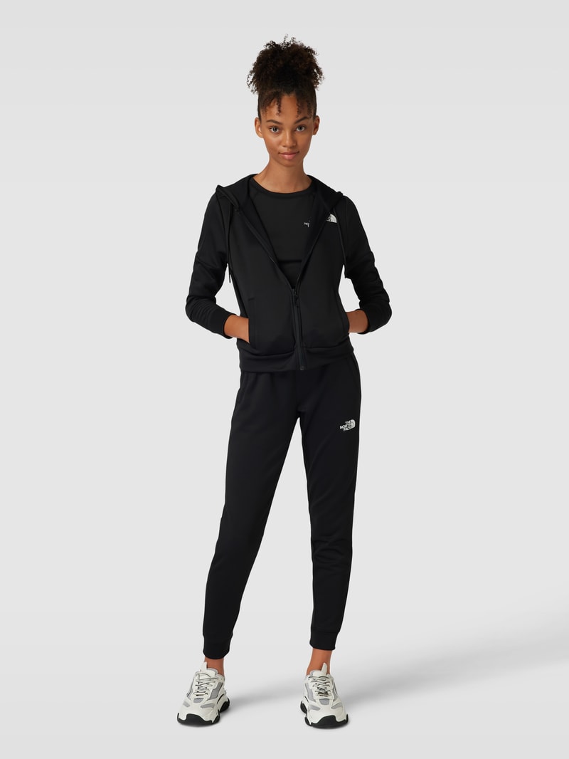 Sweatpants mit Label-Print Modell 'REAXION' in schwarz