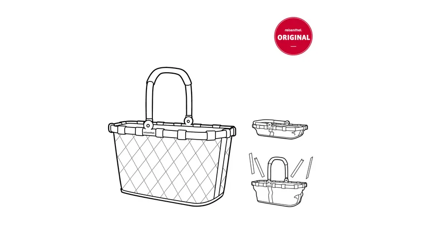reisenthel Carrybag Frame 1 m² rhombus olive