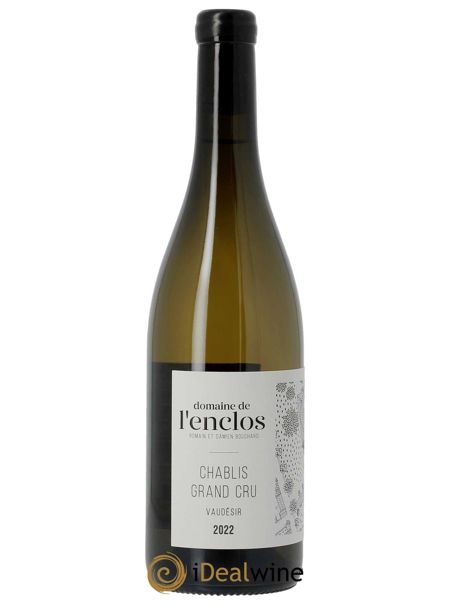 Chablis Grand Cru Vaudésir Domaine de l'Enclos  2022 - Lot de 1 Bouteille