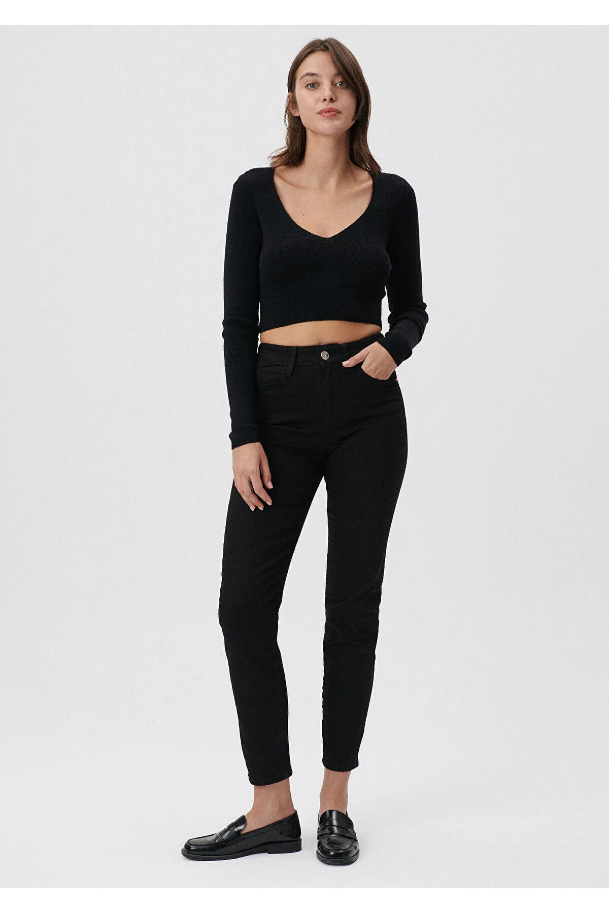 Mavi  Cindy 90er Schwarze Jeanshose -100277-82292