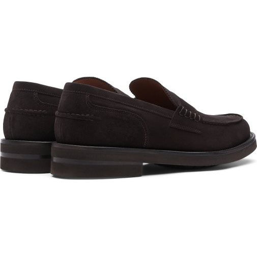 Lottusse Bootsschuh Aus Kalbsveloursleder In Mokka