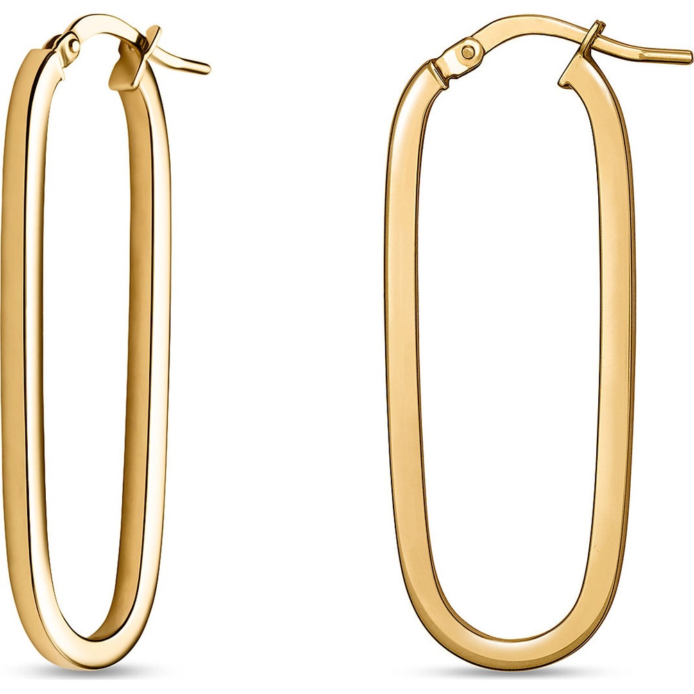 Valeria Créoles 375 Or jaune Boucles d'oreilles