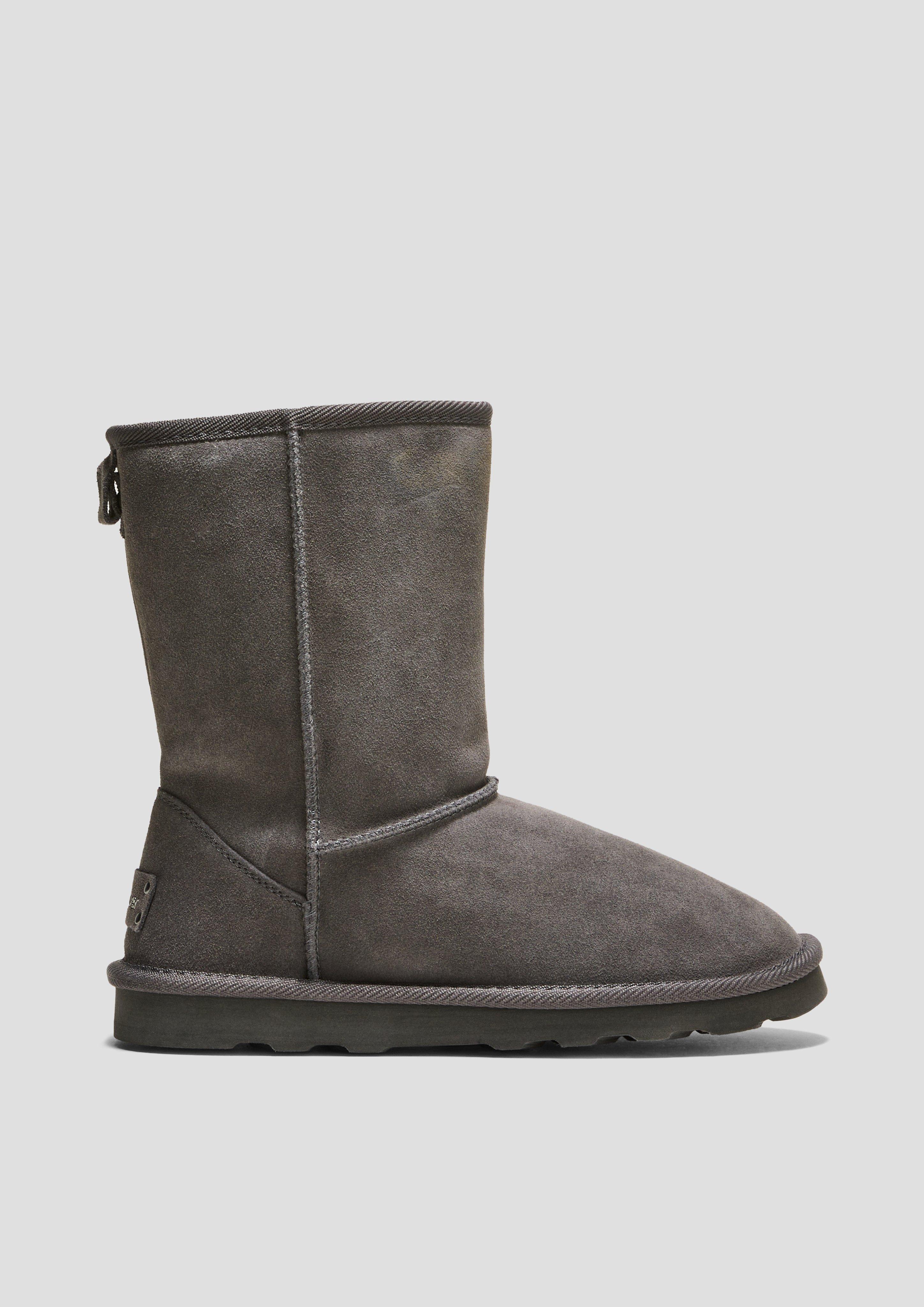 Gefütterte Stiefel im Materialmix  6008602-216
