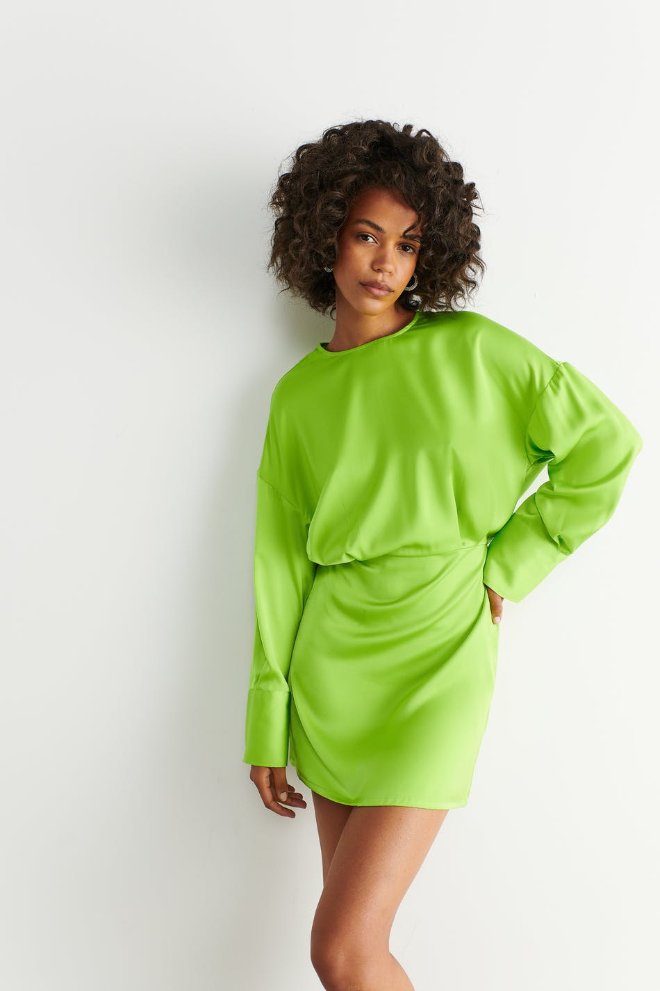 Ebba satin dress